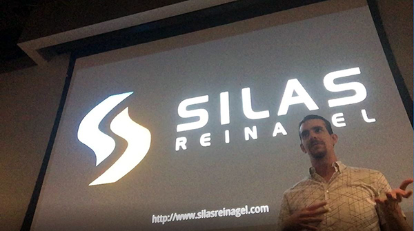 Silas Reinagel Giving a Live Software Talk
